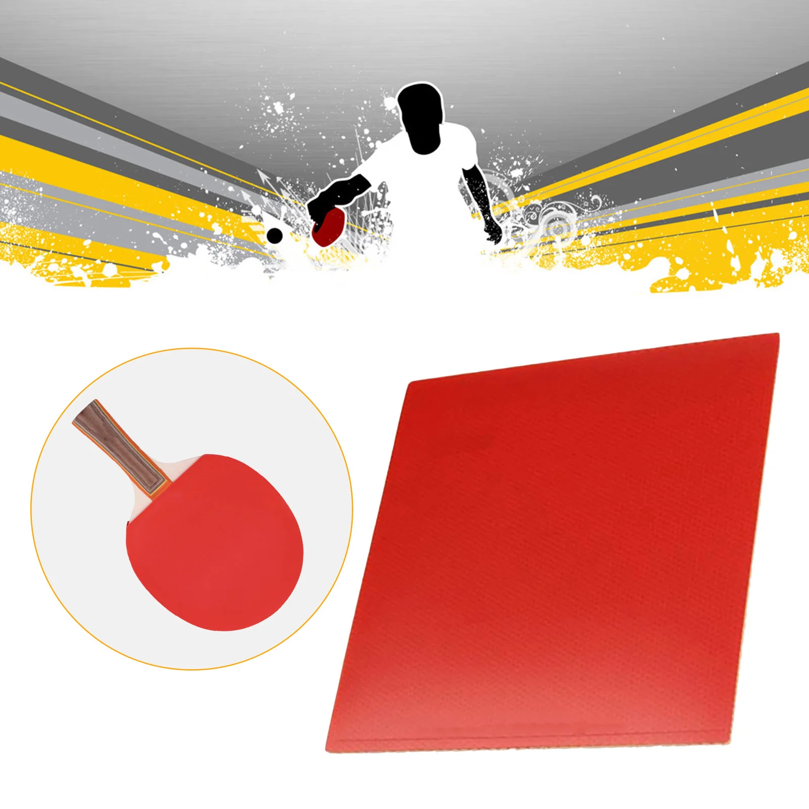 

Table Tennis Rubber Hard Sponge Ping Pong Rubber Fast Attack Pingpong Rubbers Durable Ping Pong Accessories Team Sport
