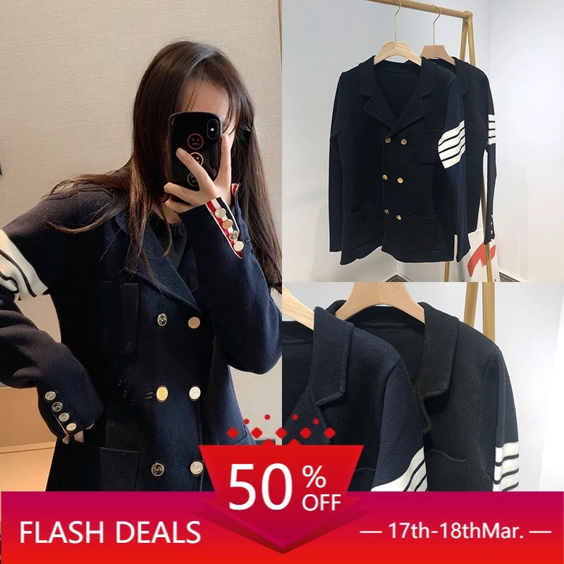 TB suit jacket female spring and autumn British style small temperament goddess fan clothes net red fried street small suit