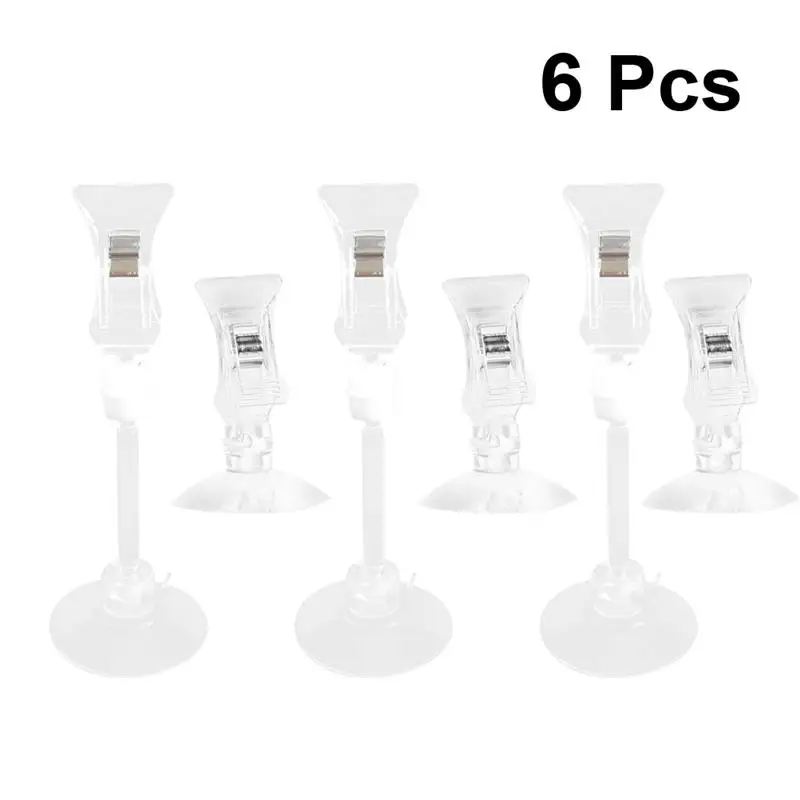 

6pcs Fishes Veggie Seaweed Suction Cup Clip Feed Holder Feeding Tool for Fish Tank Aquarium Accessories(White)