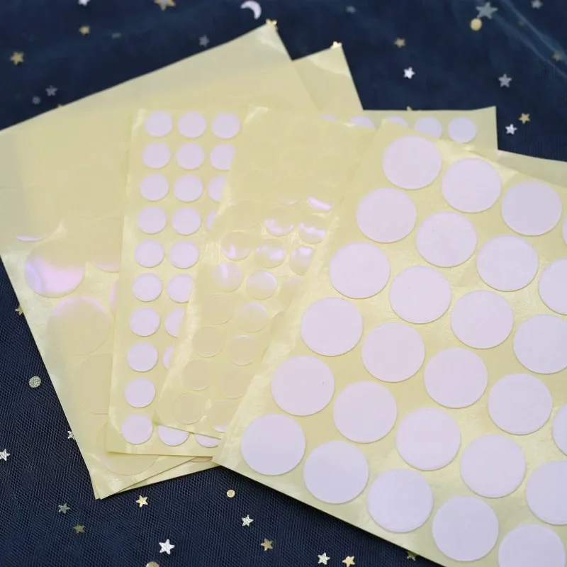 Прочная клейкая лента для фотографий белые прозрачные Круглые двухсторонние