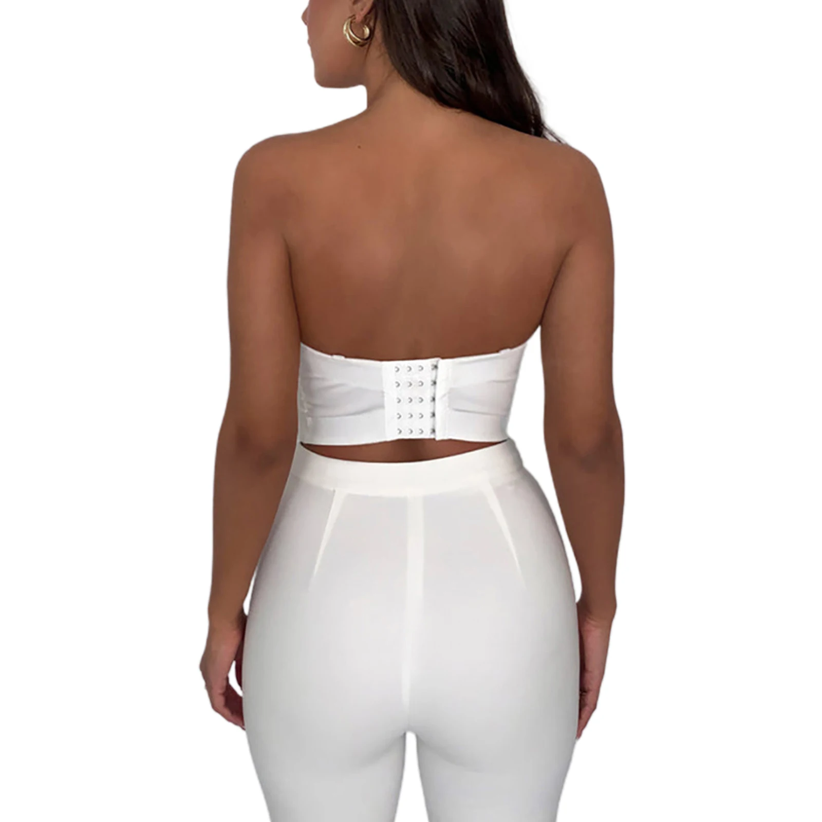 Женский топ-труба из искусственного меха сексуальная однотонная бандана без