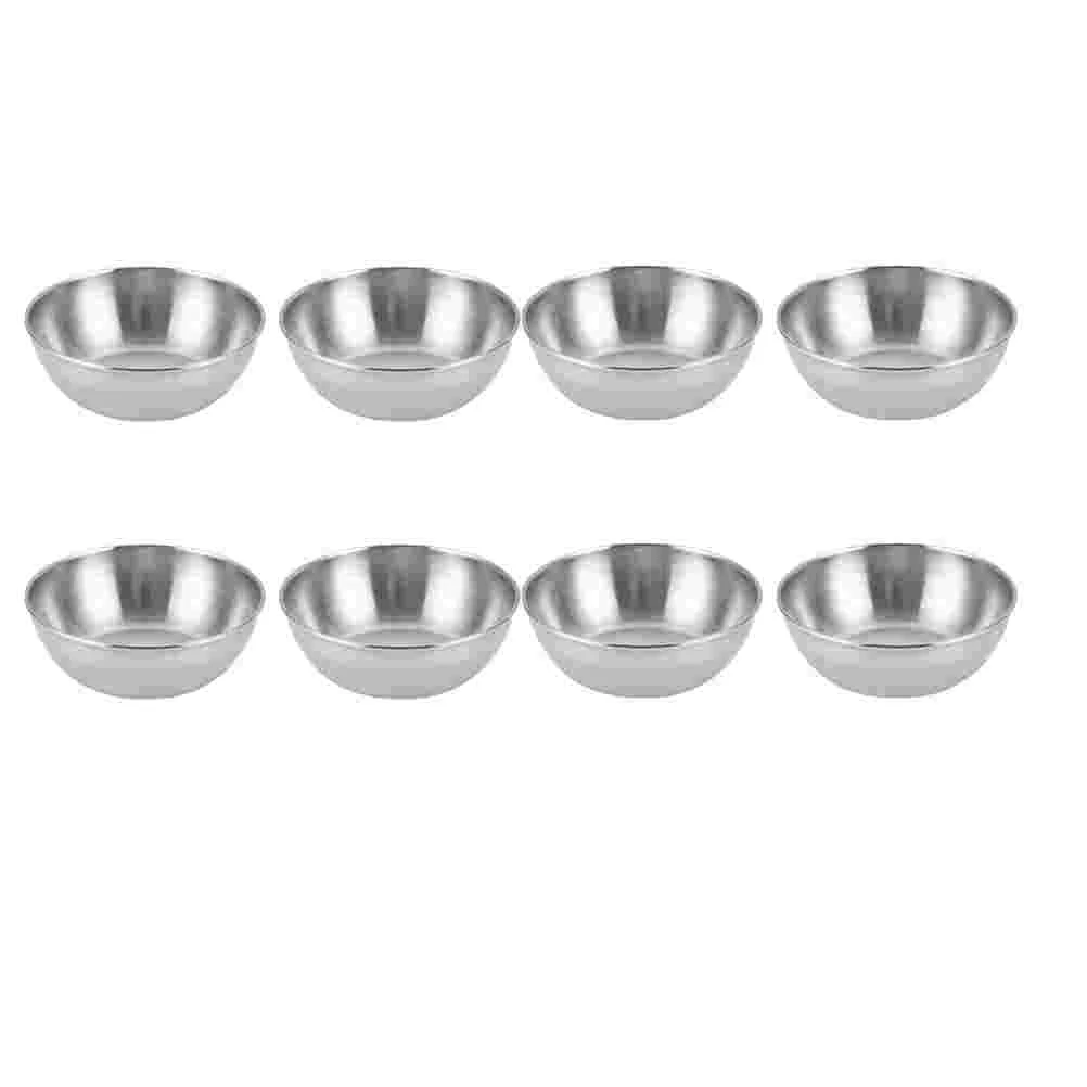 

Sauce Bowls Dish Cups Dippingbowl Plates Condiment Appetizer Seasoning Soy Dip Serving Mini Steel Stainless Ketchup Snackflavor