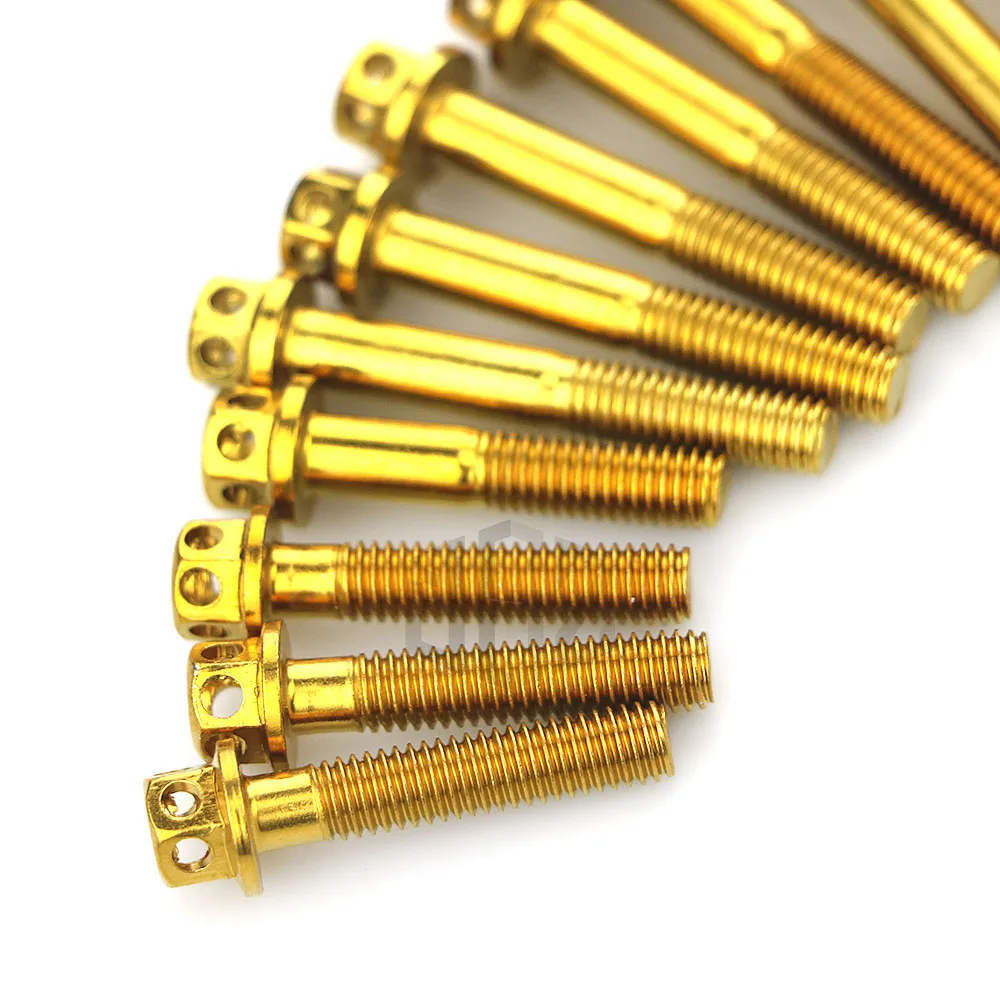 Винты двигателя из нержавеющей стали для мотоцикла обожженная синяя гайка