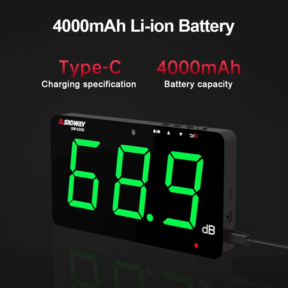 SNDWAY цифровой измеритель уровня звука 30 ~ 130 дБ децибел аудио измерительный прибор