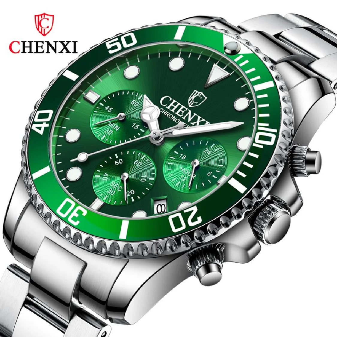 

CHENXI Watch Men Quartz Wristwatch Luxury Famous Waterproof Stainless Steel Business Watches Relogio Masculino CX901