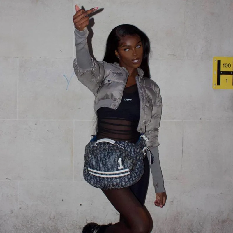 New Winter Cropped Puff Jacket Coat for Women Plain Women Coats 2022 Fashion Woman Outer Wear Bubble Puffer Coat Jacket