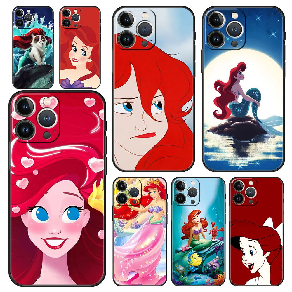 

Case Cover for LG K51s K61 Q61 K41s K42 K50s K52 K71 K92 G6 G7 G8 ThinQ Fashion Luxury Style Shell Disney Ariel Little Mermaid