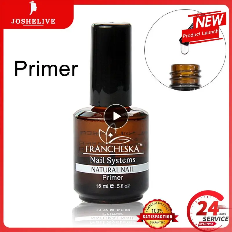 

Francheska 15/10ml Liquid Nail Primer Fast Air Dry For UV LED Gel Nail Art Acrylic No-acid Base Dehydrator Nails Bonder TSLM1