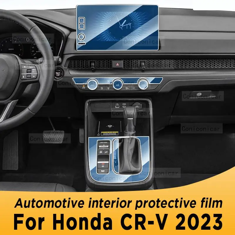 

For Honda CR-V CRV 2023 Gearbox Panel Navigation Screen Automotive Interior Protective Film Anti-Scratch Sticker Accessories