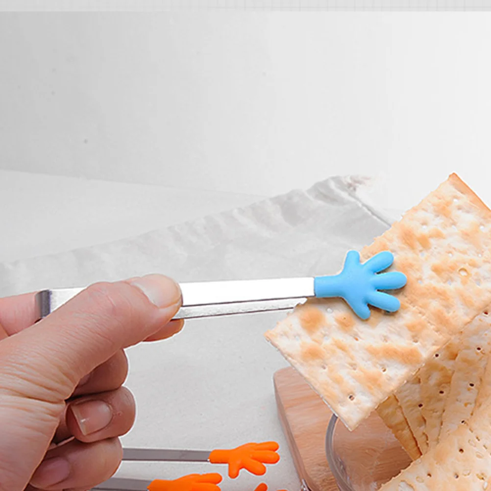 Силиконовый зажим для ладоней захват закусок мини-щипцы ручной маленький