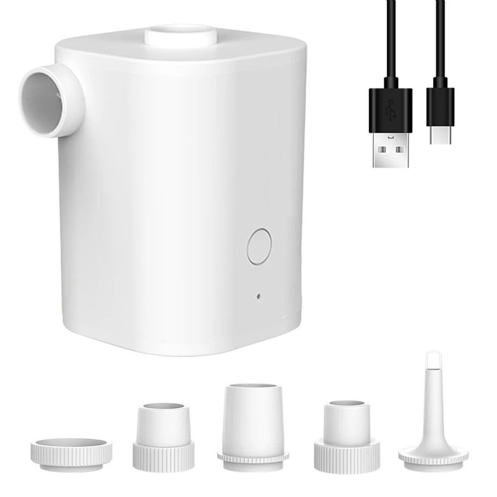 

Portable Electric Air Pump Ultralight Air Pump Rechargeable Battery with Camping Lantern For Outdoor Sleeping Pads Travel