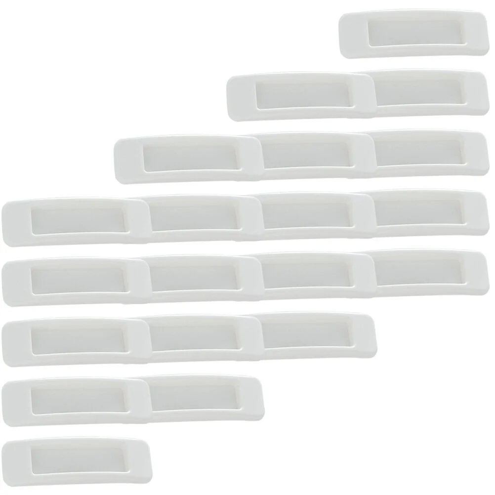

20 Pcs Pull Handle Adhesive Door Handles Knobs Cupboards Window Open Abs Cabinet Pulls Wardrobe