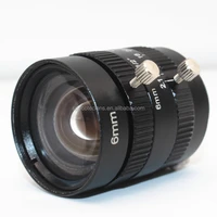 6mm 5mp low distortion fixed focus cmount cctv 5 megapixel lens