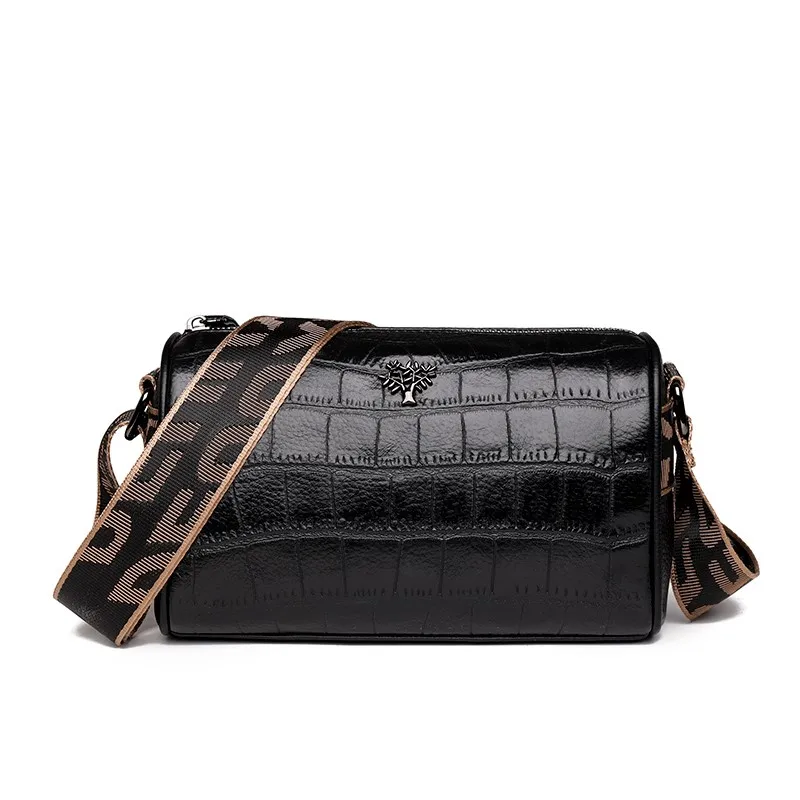 

Women's Crossbody Bags Soft Genuine Leather Advanced Sense Designer Ladys Handbag Simple Style Female Trend Classic Shoulder Bag