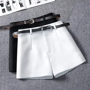 Imported Shorts Women Suit Shorts Women's SpringSummer 2021 High Waist Loose Casual Straight-Leg A- Line Ropa