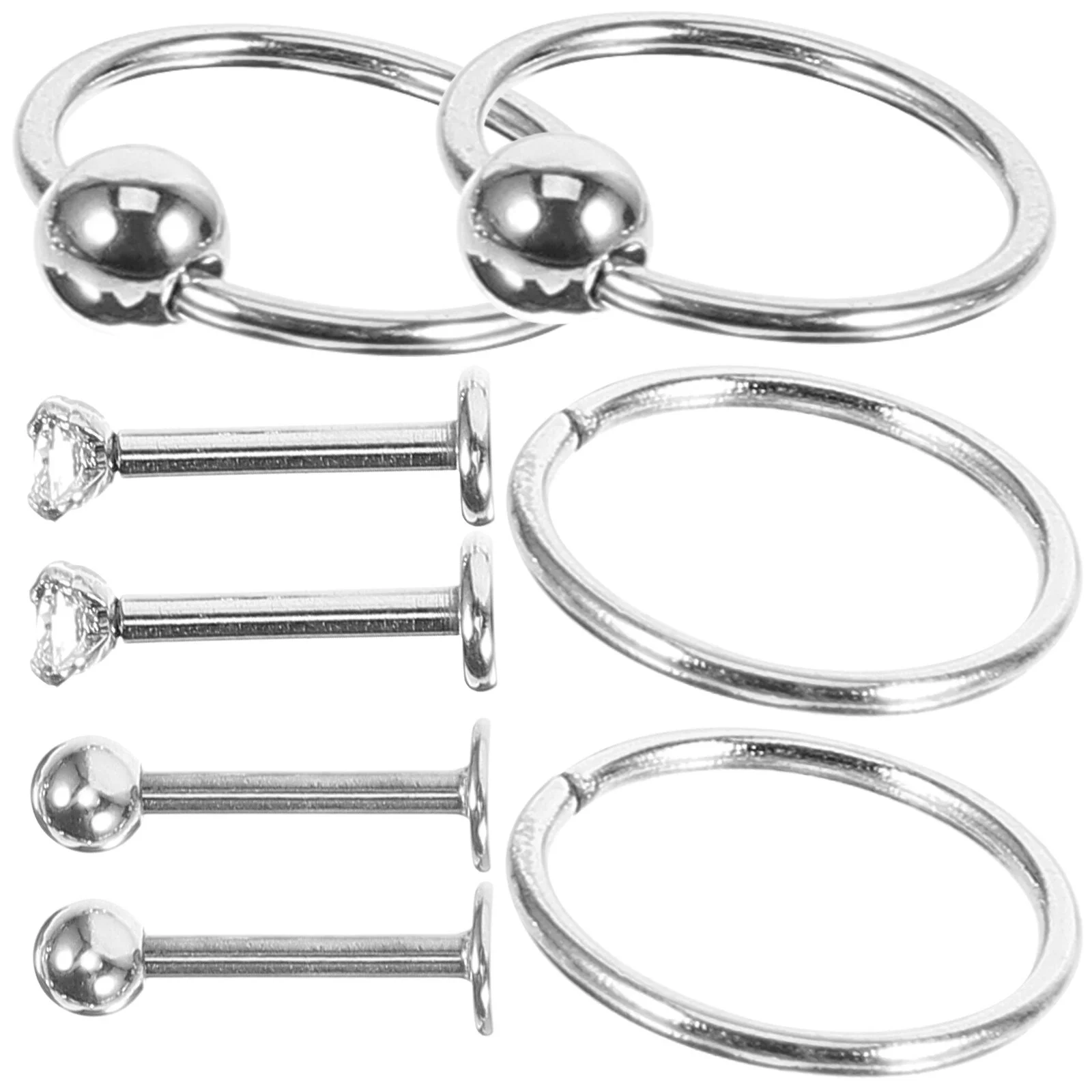 

Кольцо серебряное кольцо для носа украшение комбинированный декор из нержавеющей стали Женская перегородка ювелирные изделия Miss портативные принадлежности