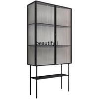 zq display cabinet made of glass chest entrance cabinet wine cabinet storage side cabinet storage cupboard tea cabinet