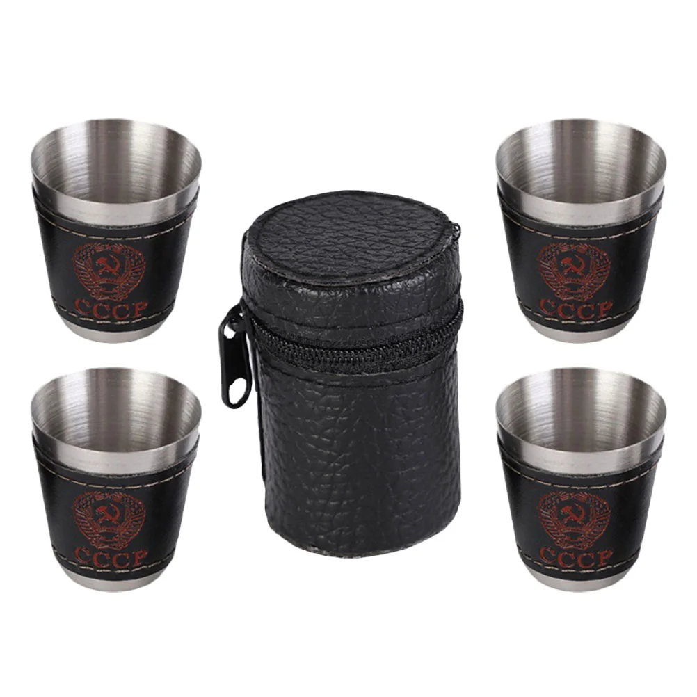 

Cup Shot Cups Steel Stainless Metalmug Drinking Glasses Coffee Camping Glasstea Travel Espresso Goblet Beer Vessel Whiskey