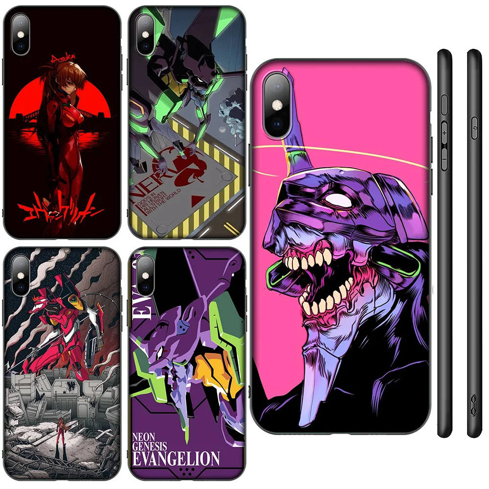 Фото Мягкий чехол SA14 Anime E-Evangelions EVA для Samsung Galaxy A15 S10E S9 S8 S7 Note 20, 10 9 8 Plus Lite №2