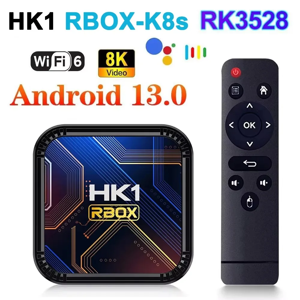 Умная ТВ-приставка K8S Android 13 RK3528 8K HDR10 WIFI6 Android TV Box ...