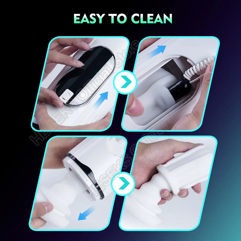 HESEKS Вибратор С 5 Режимами Автоматический Мужской Мастурбатор Реалистичный Минет