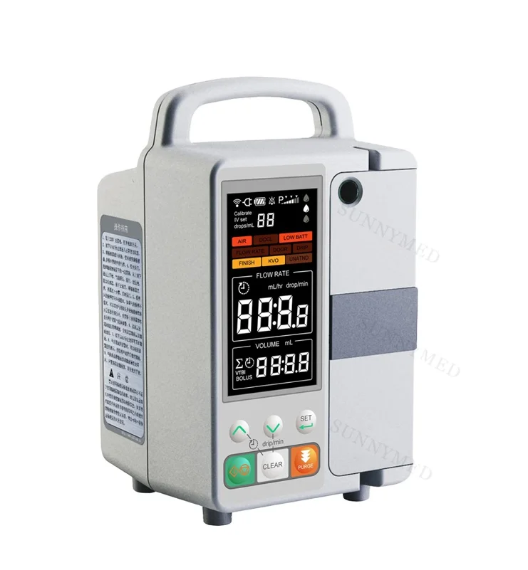 

SY-G076-2 Cheap Vet/Human Liquid pump Electronic Infusion Pump Medical IV Infusion Pump Price
