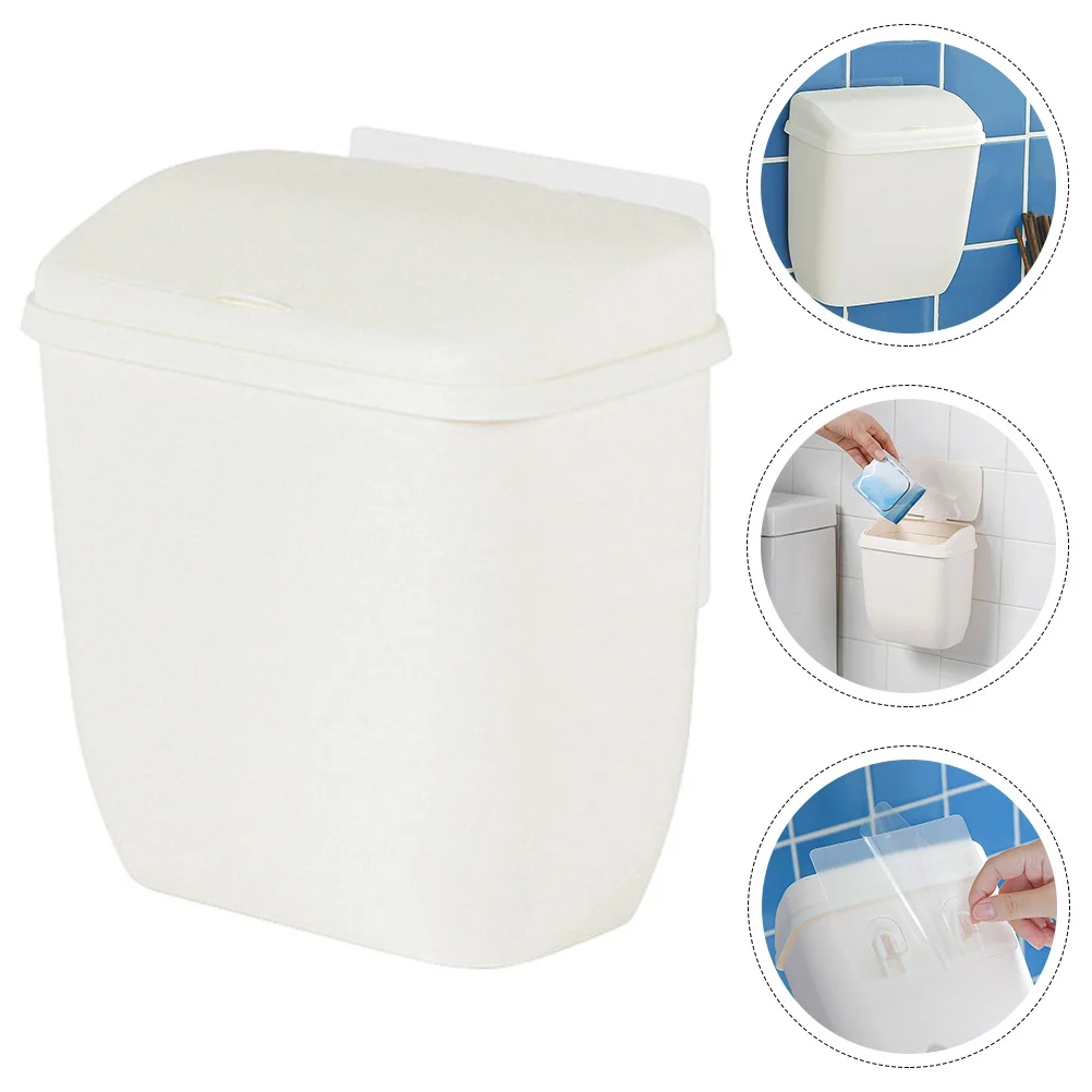 

Kitchen Can Trash Garbage Waste Bucket Bathroom Basket Laundrylint Bin Hanging Accessory Cabinet Container Covered Room