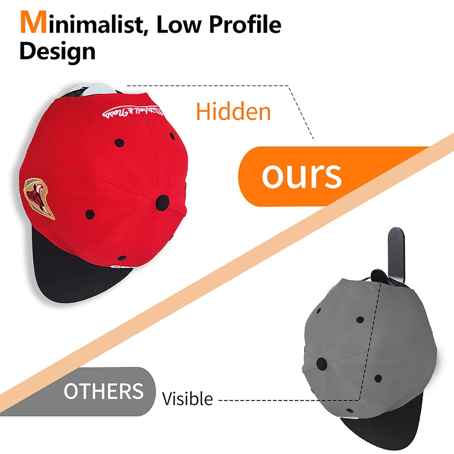 Держатель для шариковых крышек настенный крючок шляпы без сверления яркий