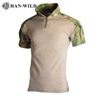 military tactical shirt hunting clothes combat shirt multicam man summer camouflage shirts summer army casual training shirts