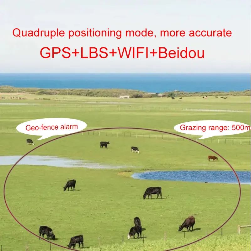 Портативный GPS-локатор водонепроницаемый трекер для удаления коров крупного