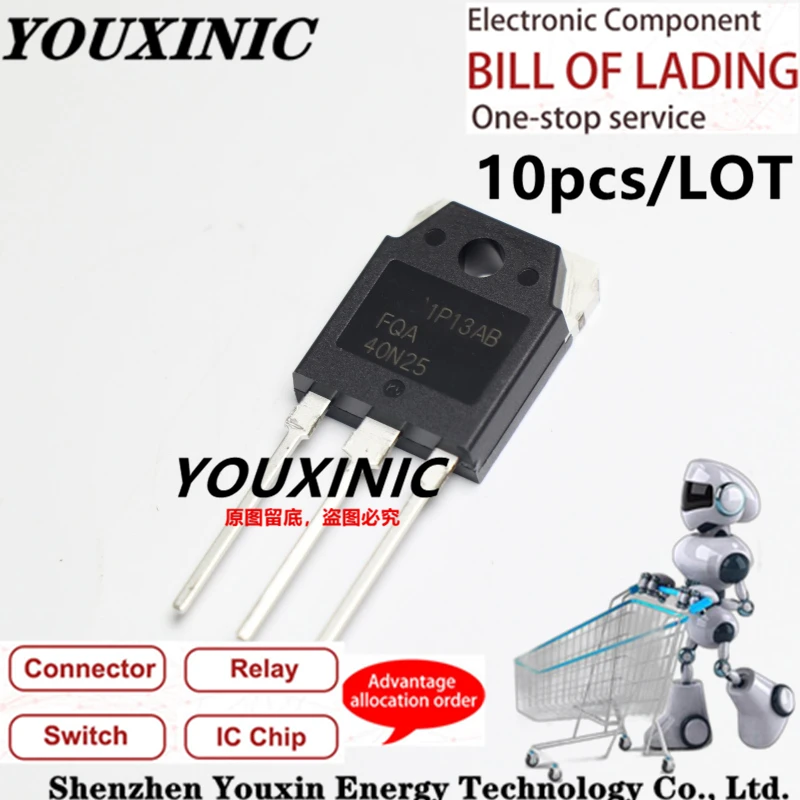 

YOUXINIC 2018+ 100% new imported original FQA40N25 40N25 TO-3P field effect transistor 40A 250V