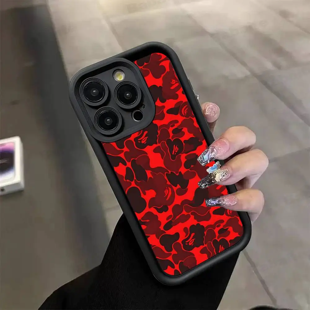 Фото Модный яркий чехол BAPE из ТПУ для iPhone 17, 16, 15, 14, 13, 12, 11 Pro Max Plus №3
