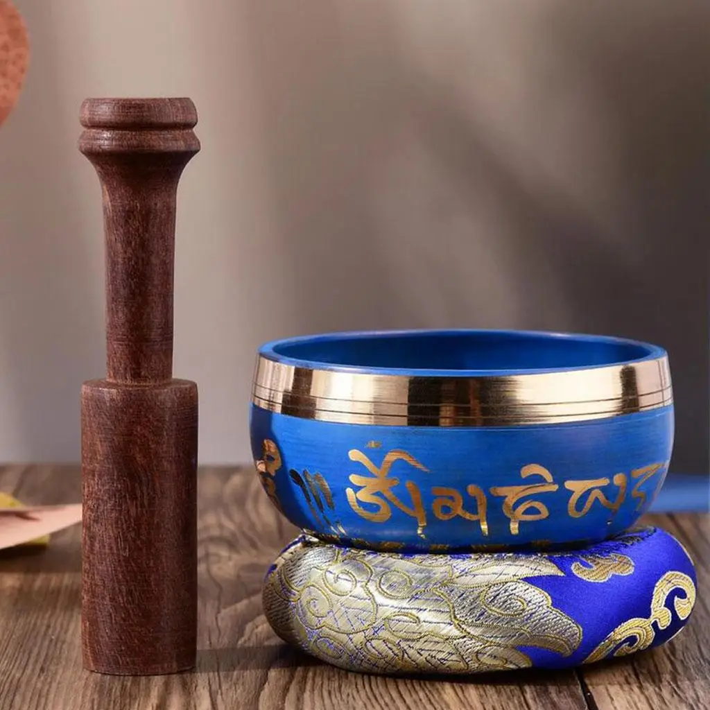 

Tibetan Buddhism Set Sound Bowl for Holistic Healings Meditation