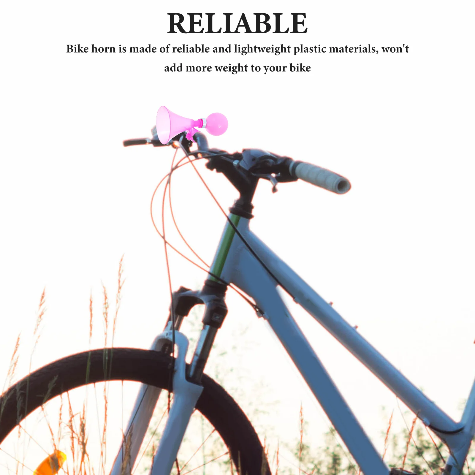 Детский велосипедный рожок пластиковый воздушный сжимаемый для скутера