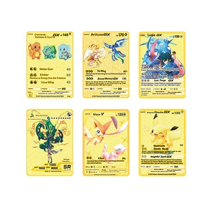 English Pokemon 2022 New Golden Battle Cards  Pikachu Charizard Holiday Gifts Christmas Party Own Co in Pakistan