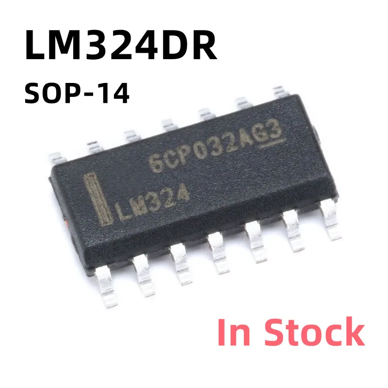 10 шт./лот LM324 LM324DR LM324DR2G SOP-14 четырехсторонний операционный усилитель IC в наличии