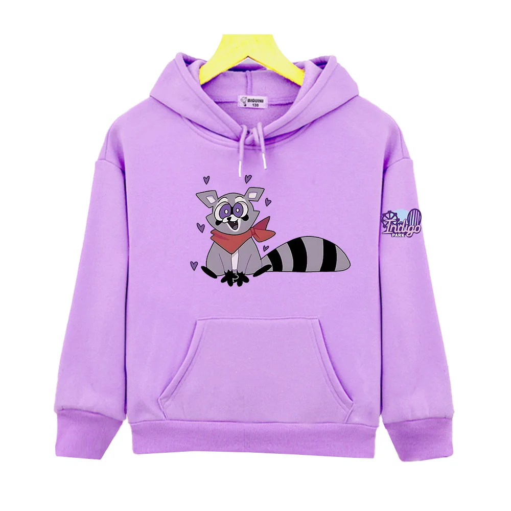 Детская одежда для мальчиков и девочек с забавным мультяшным рисунком толстовки