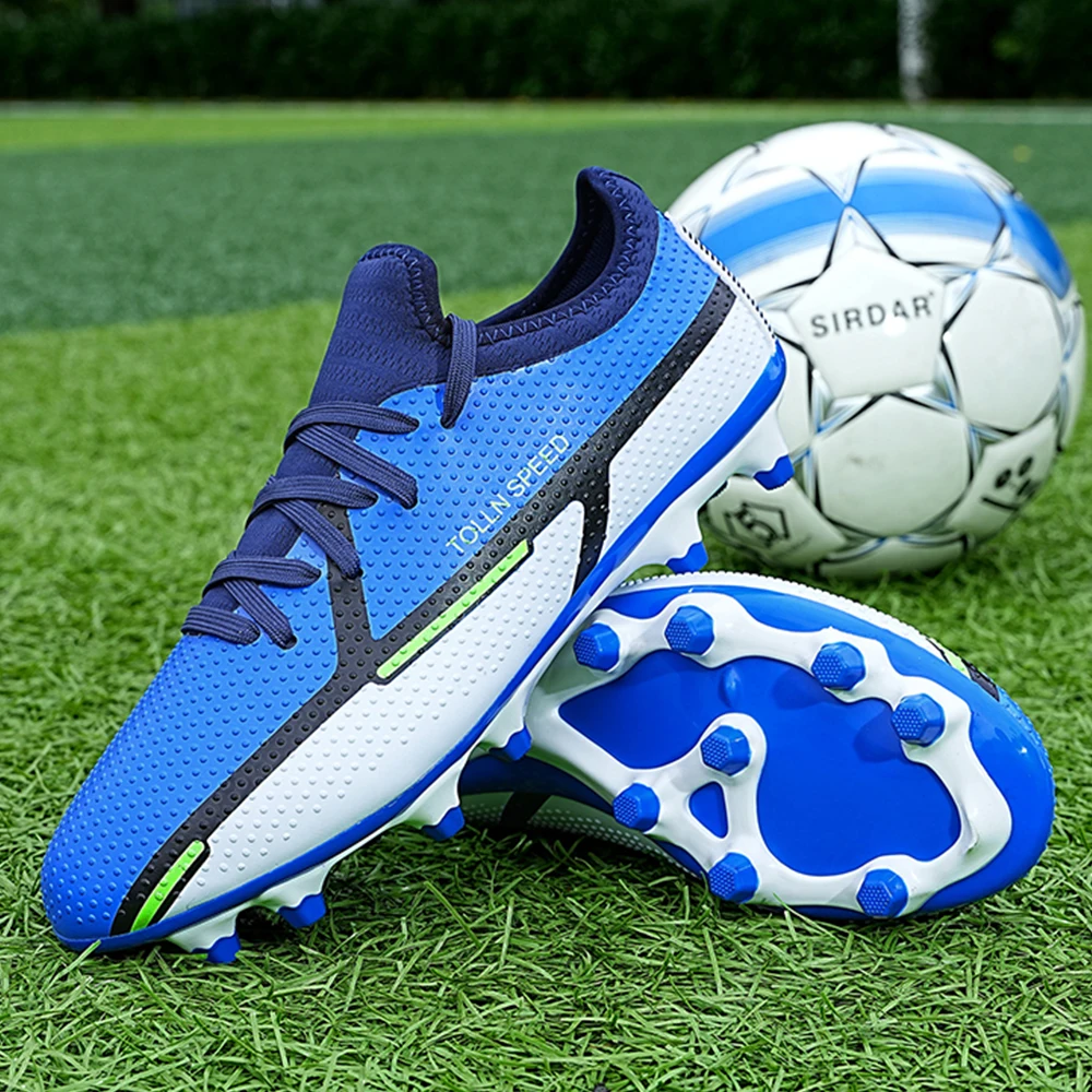 Men Society Football Boot Outdoor Sports Turf Training Soccer Shoes Free Shipping Teen Football Tournament Shoes