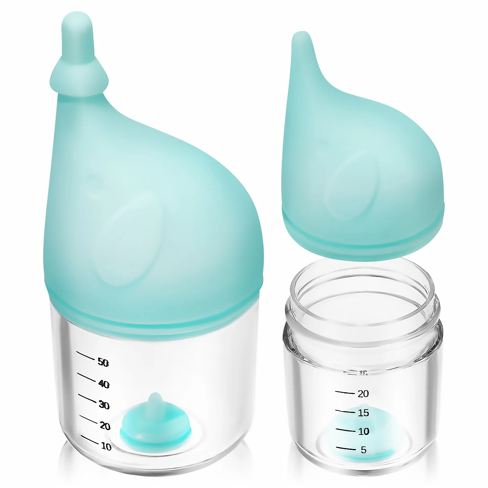 

2 Pcs Newborn Kitten Puppy Feeding Bottles For Nursing Milk Feeder Silica Gel Formula And