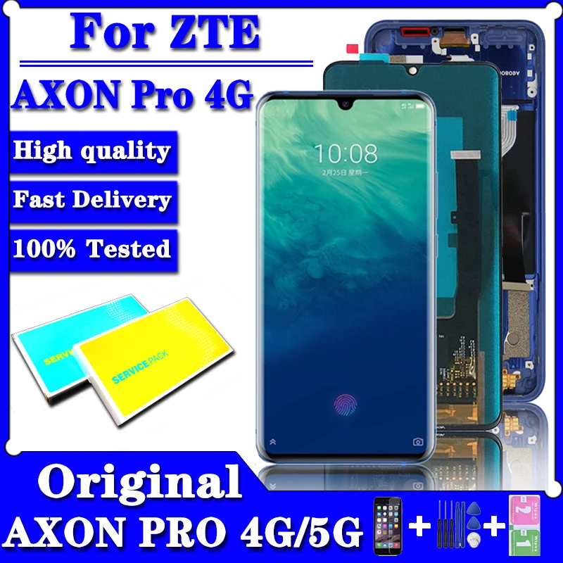 Оригинал для ZTE Axon 10 Pro 4G/5G LCD A2020 A2020N3 Pro A2020U Pro A10P3251 3351 ЖК-дисплей