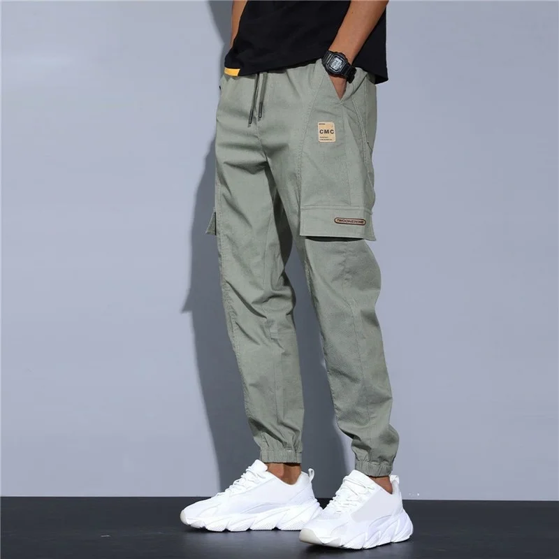 

2023 Spring Men's Harem Pants Cotton Thin Jogging Sports Sweatpants Men Joggers Casual Ankle Trousers Male Harun Trousers Male