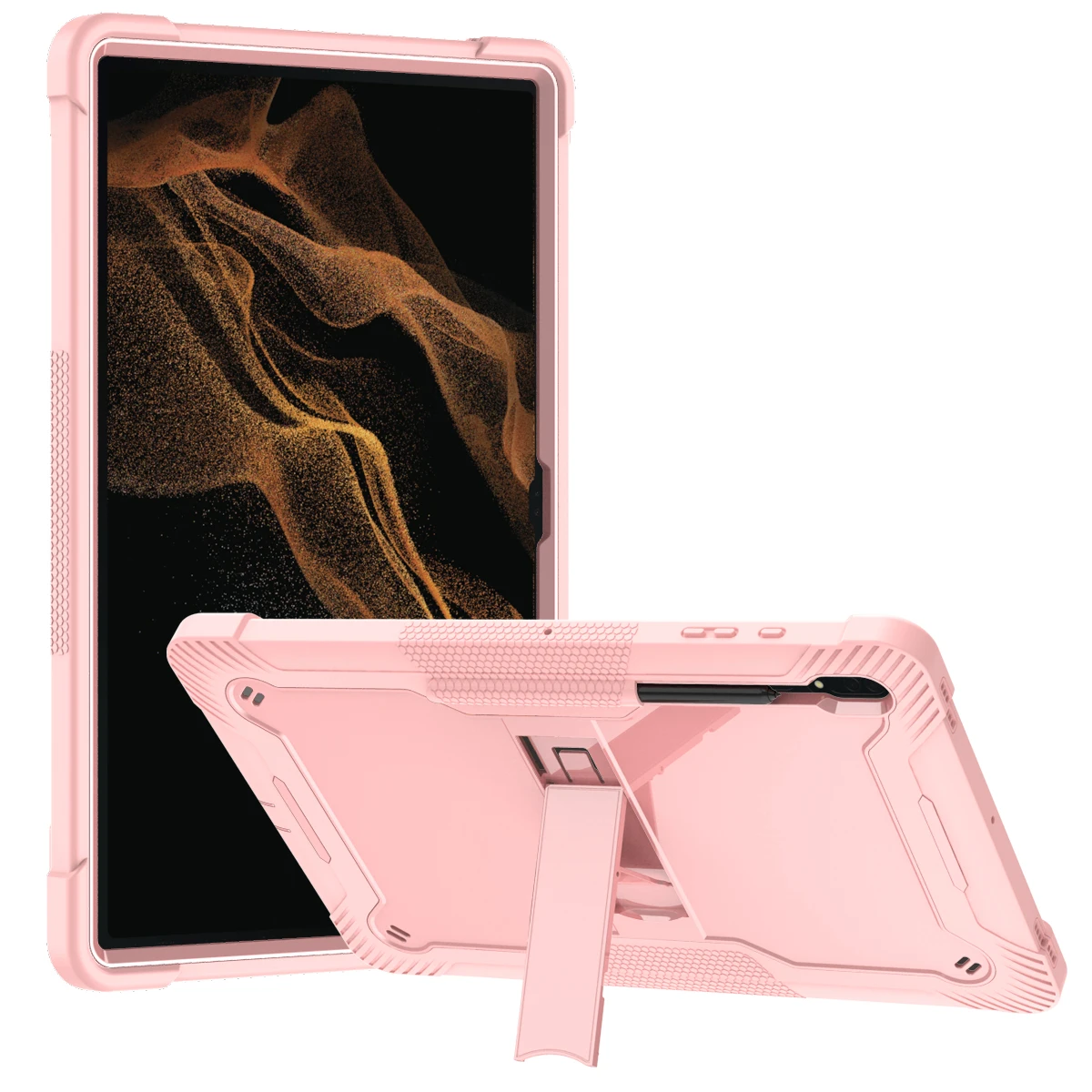 

Чехол для Samsung Galaxy Tab S8 Ultra 14,6 X900 X906 PC + TPU, детский противоударный чехол для планшета S7 11 2020 T870 T875 A8.0 2019 T290 T295
