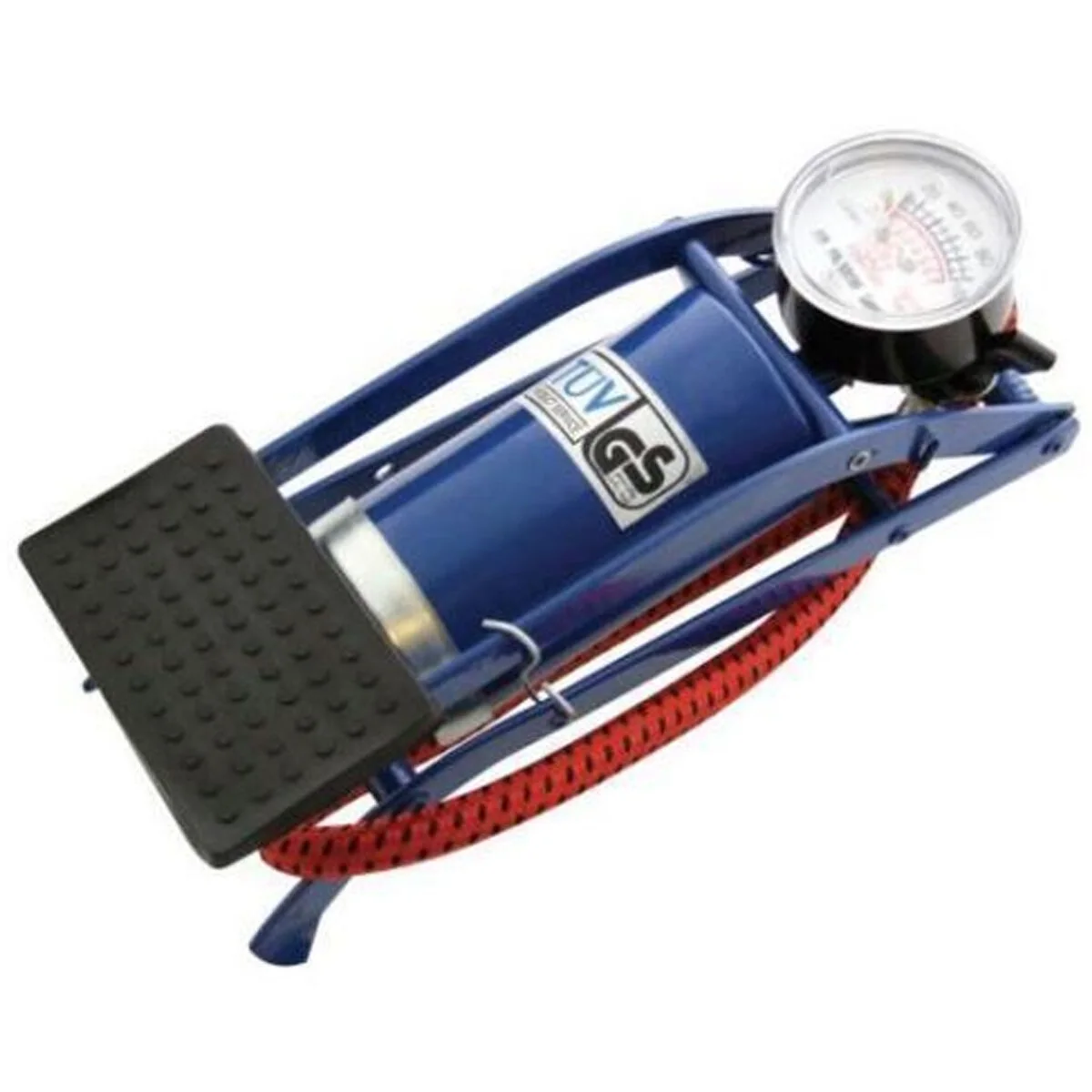 

NEW SINGLE BARREL CYLINDER AIR INFLATOR FOOT PUMP CAR VAN BICYCLE BIKE TYRE