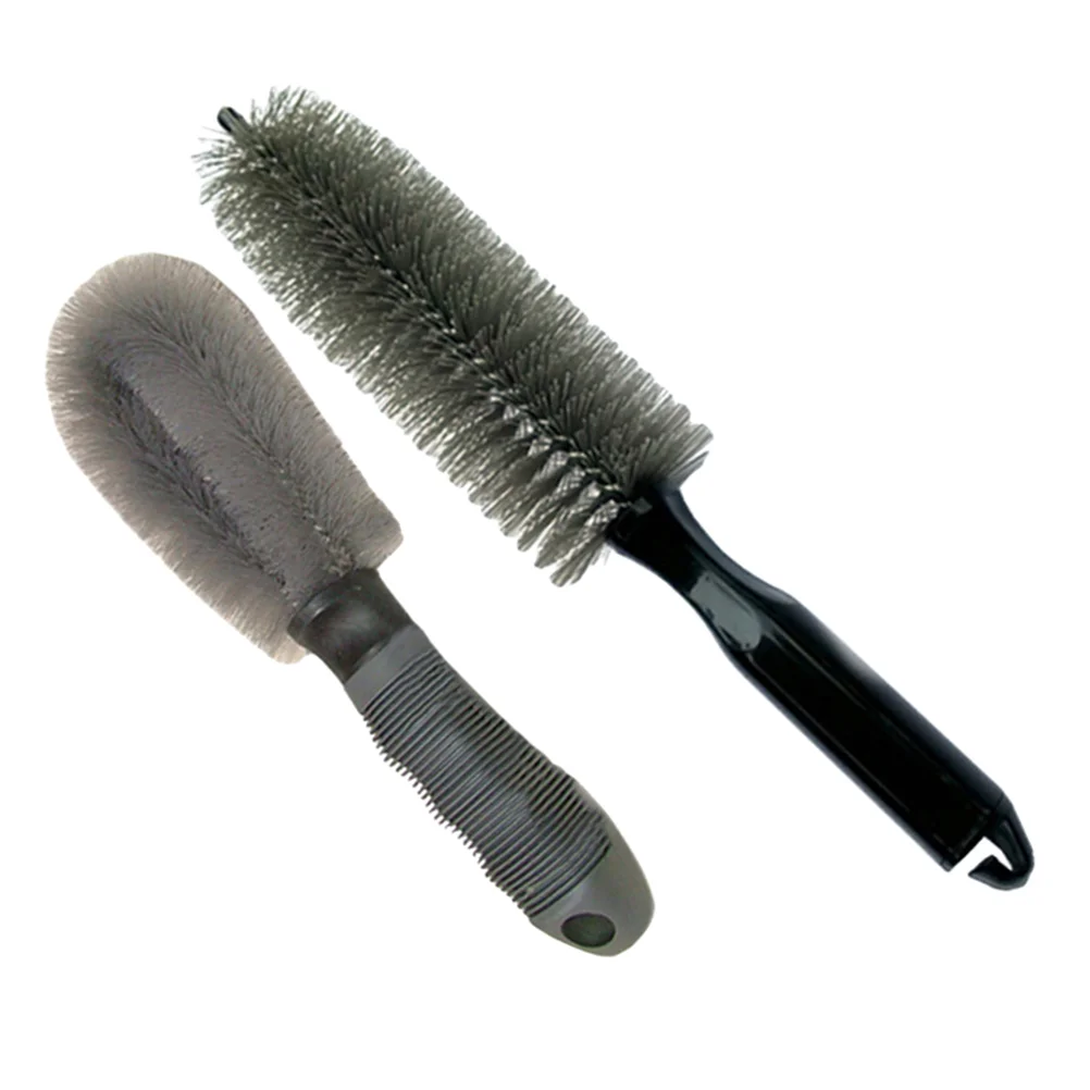 

3pcs Cleaning Brushes Wheel Brushes Rim Tire Detail Brush Wash for Cars Motorcycles Bicycles