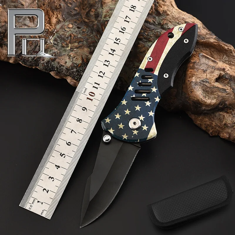 

Outdoor Multi-Functional Hunting Knife Self-Defense Outdoor Folding Knife Portable