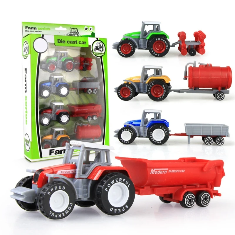 

Novelty Children Pull Back Car for Kids 6-8 for Creative Farm Tractor Toy