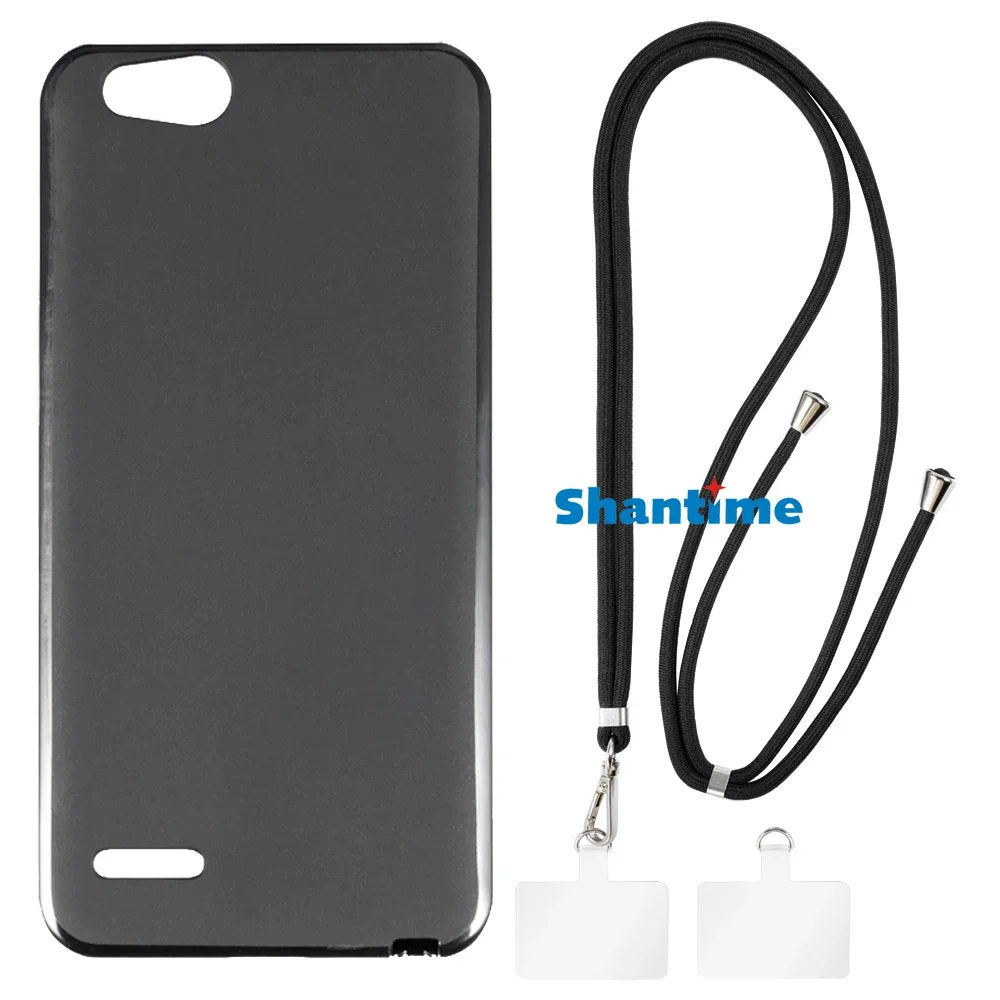 Подходит для ZTE Z557 чехол + регулируемые ремешки и разделители на шею/кросс-боди