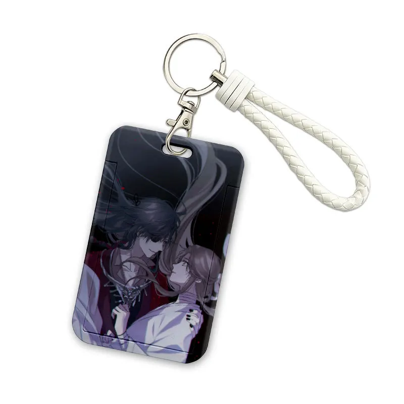 110*70mm Danmei Novel Heaven Officials Blessing Lanyard ID Card Badge Holder with Keychain Keyring Gift