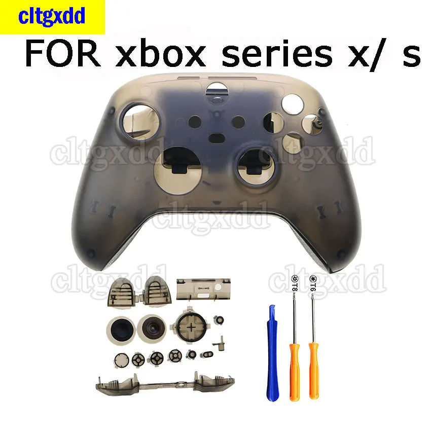 

1 set of FOR Xbox Series X/S gamepad controller shell protective cover handle cover bottom cover full set of buttons + tools