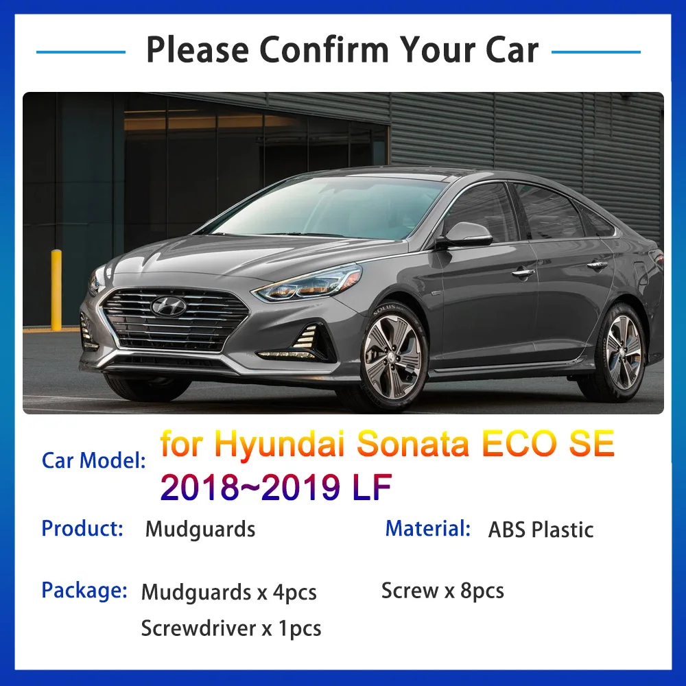 Брызговики для Hyundai Sonata 2018 ~ 2019 LF защита от брызг брызговики крылья переднее